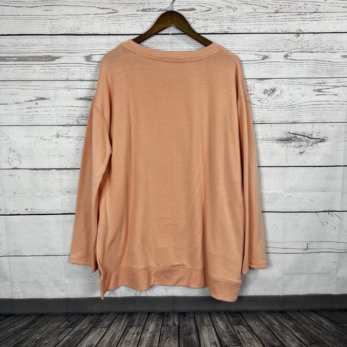 CC California Sweatshirt Womens XL Orange Crew Pull Over Basic Sunshine Beach - Picture 4 of 14