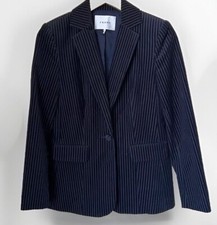 Frame Navy Twilight Cordrouy Blazer Us4/uk8