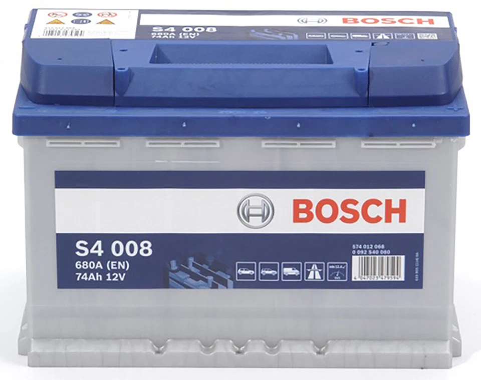 Bosch S4008 Batterie de Voiture 74A/h-680A - Photo 2/3