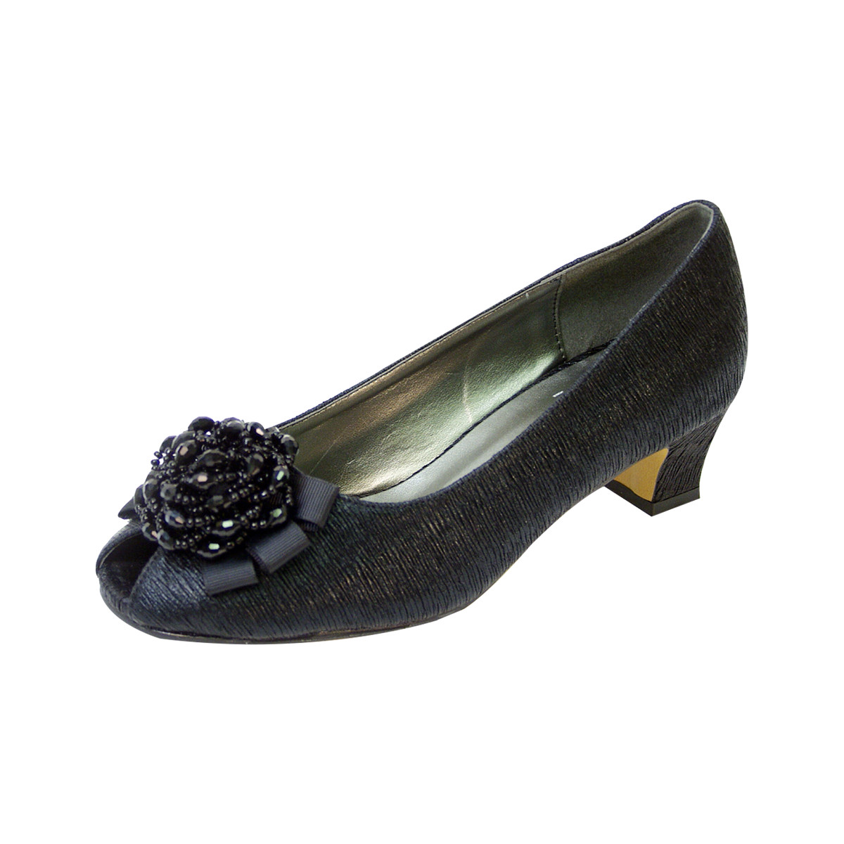 👠 FLORAL Allie Women's Wide Width Peep 