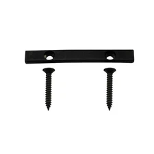 Musiclily Pro Black 45mm Brass String Tree Guide Retainer Bar For 5 String Bass