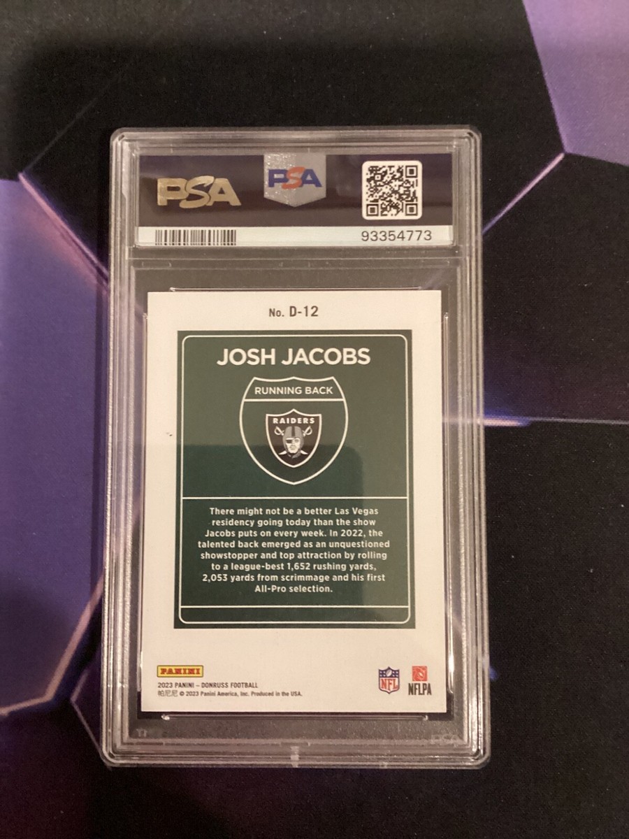 2023 Panini Donruss - Downtown! Josh Jacobs #D-12 | eBay