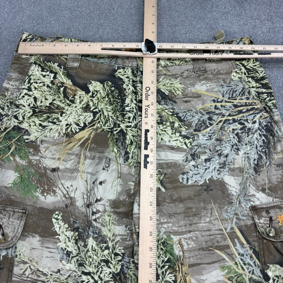 Pantalón Realtree Adulto 40x32 Marrón Lona Carpintero Y2K Camuflaje Ropa de Trabajo Pantalón Hombres Foto 2 de 4