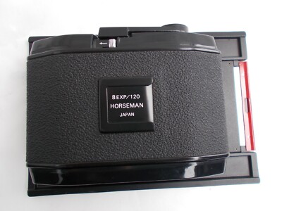 8 EXP/120 (6x9cm 6x9) roll film back for Horseman 4x5 inch camera
