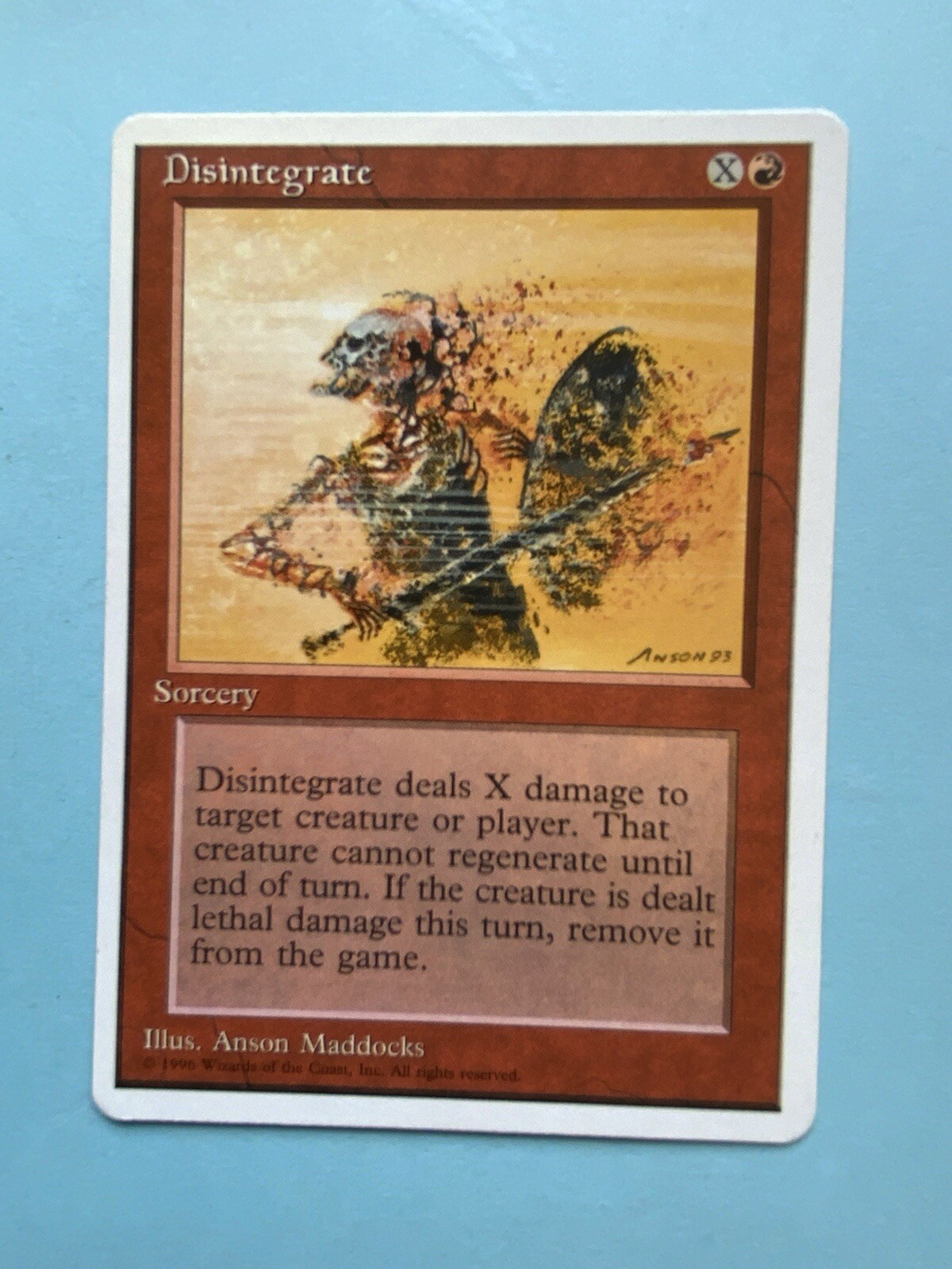 MTG Disintegrate  [English, Introduction 2 player set 1996]