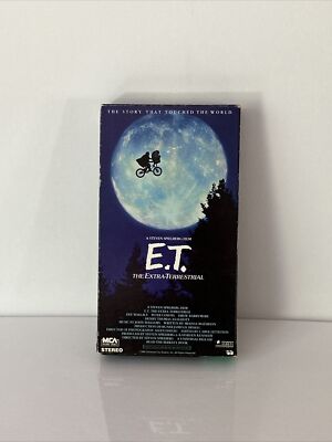 E.T. The Extra-Terrestrial VHS 1988 1st VHS Release . Read Description