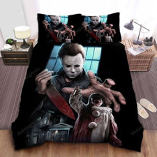The Return Of Michael Myers Halloween Full Bedding Duvet Covers Set 4pcs 