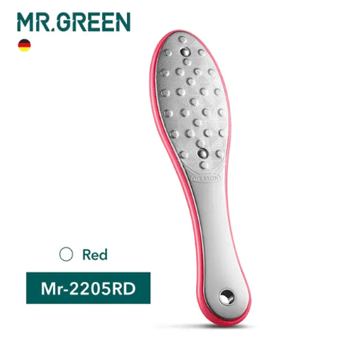 MR.GREEN Lima Piedi Doppio Lato Rimuovi Calli Acciaio Inox Professionale - Foto 5 di 13