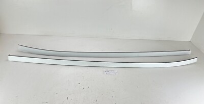 18-24 JAGUAR E-PACE LEFT + RIGHT ROOF TRIM MOLDING FUJY WHITE OEM