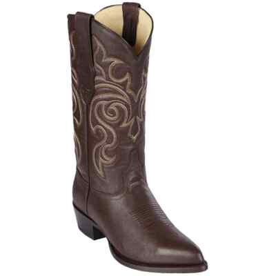 Los Altos Genuine GOAT BROWN Western Cowboy Boot J-Toe D 999207