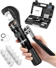Hydraulic Crimping Tool Set Wire Stainless Steel Cable Railing Kit Hand Crimper