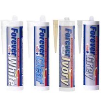 Forever White/Clear/Grey/Ivory  Sanitary Sealant 295ml Mould Resistant