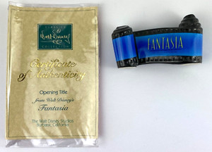 Disney Collection Opening Title Fantasia w/ Cert - NO BOX
