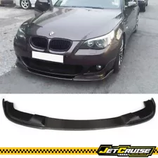 Fits 04-10 BMW 5 Series E60 M Sport HM Style Carbon Fiber Front Bumper Lip