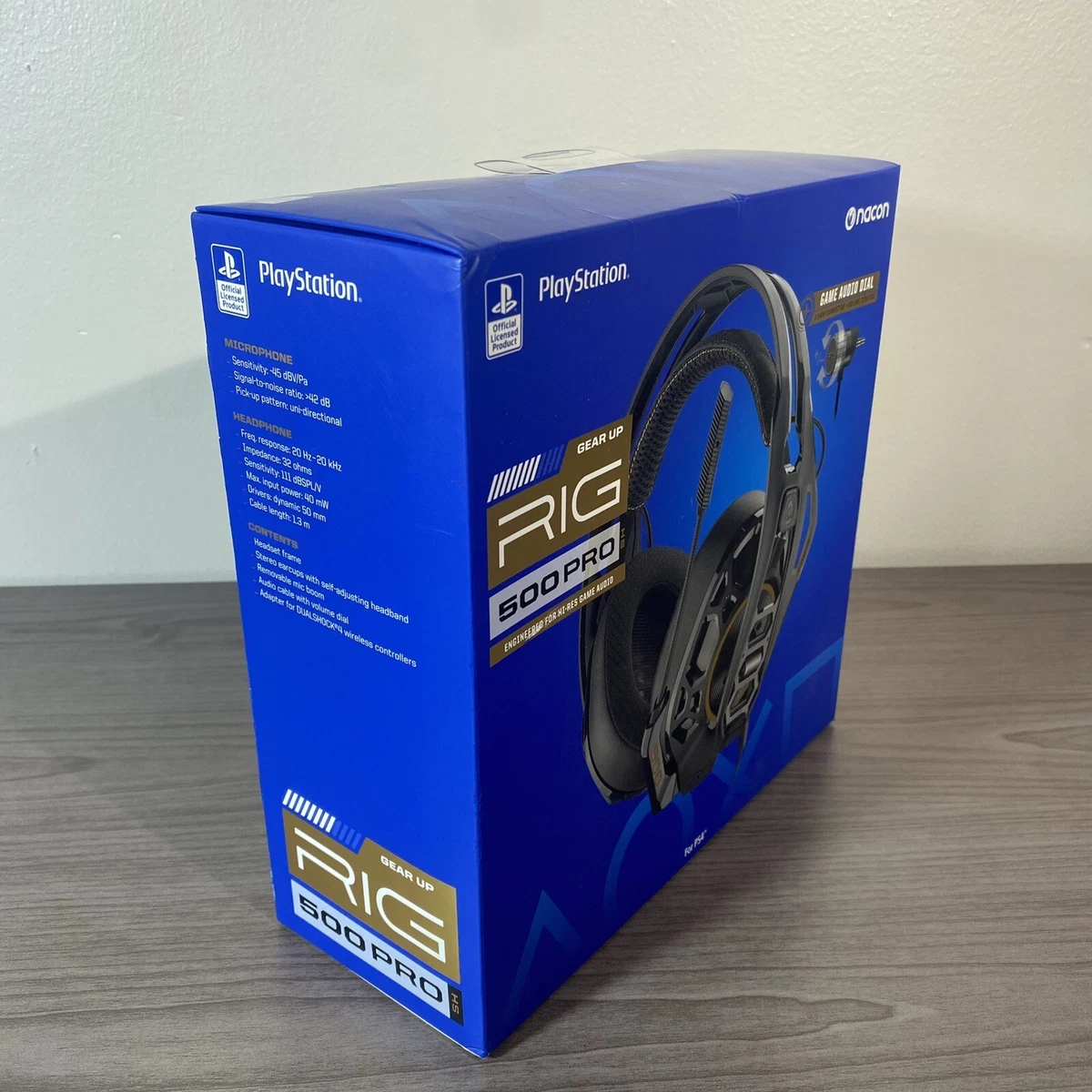 Plantronics RIG 500 PRO HS PS4 PS5 Wired Gaming Headset NEW SEALED