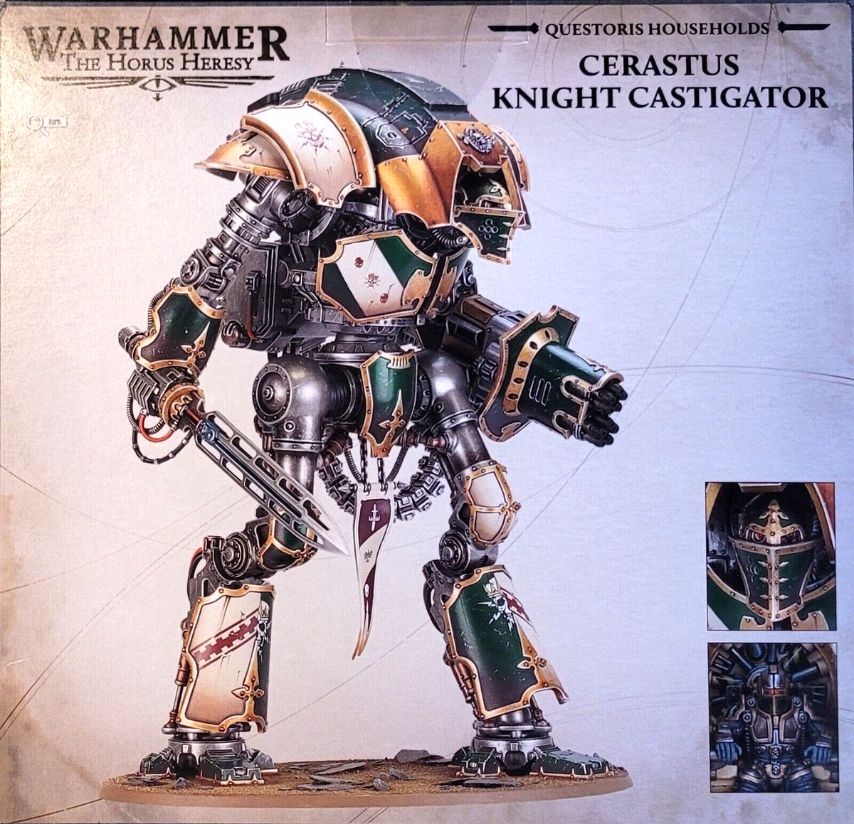 インペリアルナイト セラストゥス・ナイト・キャスティゲイター CERASTUS KNIGHT CASTIGATOR WARHAMMER 40,000 IMPERIAL 40K PAINTED