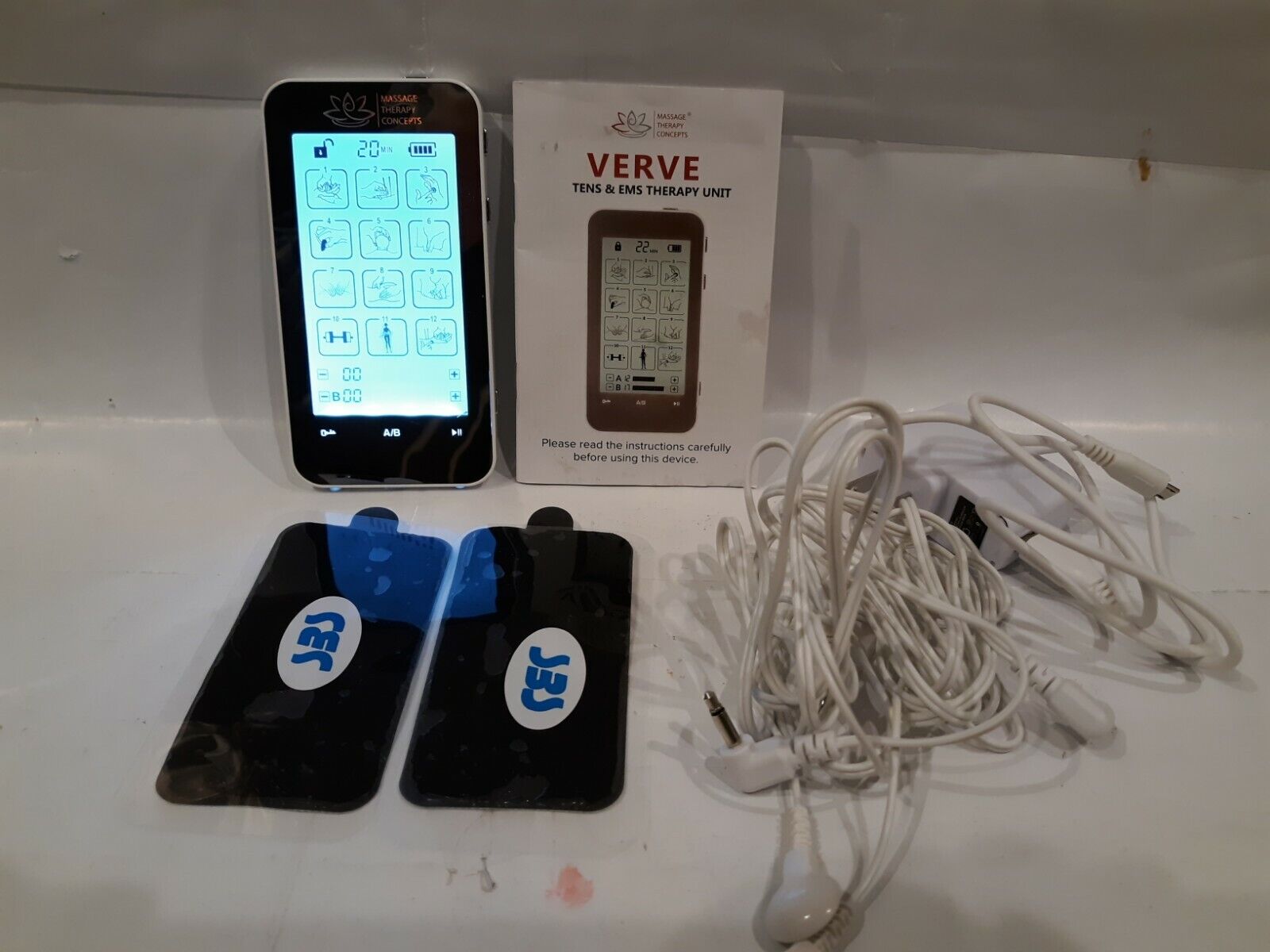 Verve Massage Therapy Concepts Tens & Ems Therapy Unit For Muscle Strength 