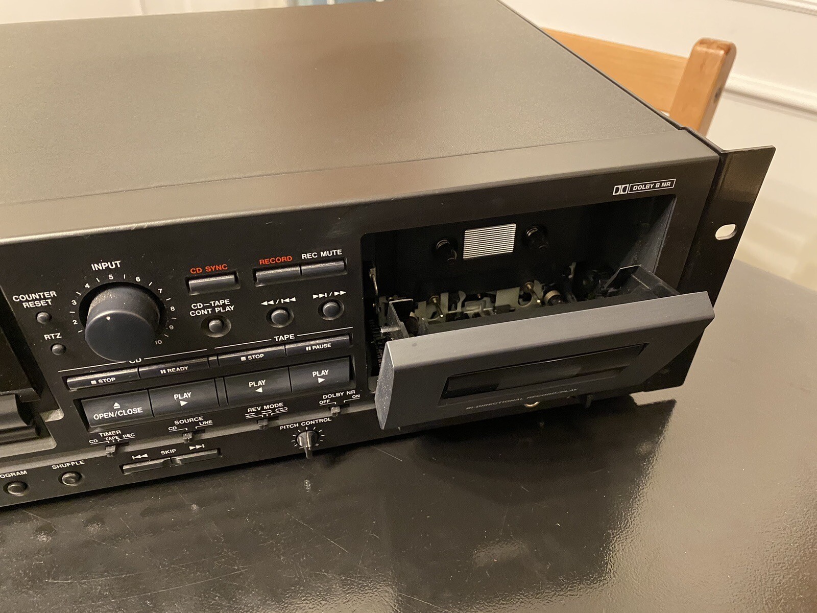 TASCAM CDA500 Combination CD Player and Cassette Player Recorder