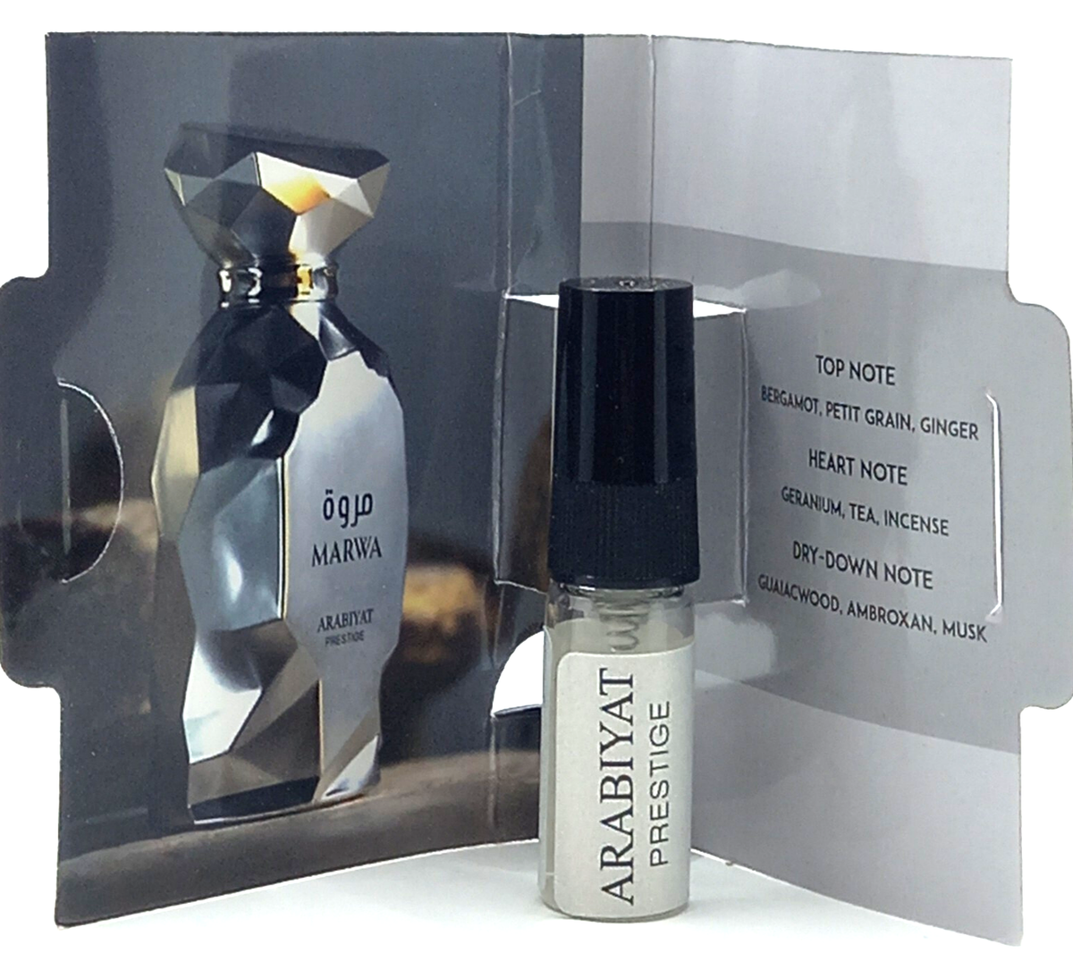 ARABIYAT PRESTIGE MARWA EDP VIAL SPRAY FOR MEN 0.03 Oz / 1.0
