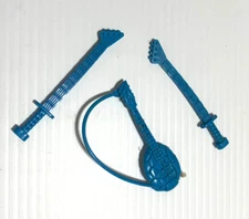 Vintage TMNT 1991 Classic Rocker Leo Teenage Mutant Ninja Turtles - Weapons Lot