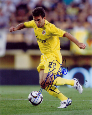 Giuseppe Rossi Villarreal Soccer SIGNED 8x10 Photo COA!