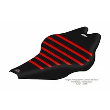 FMX Black & Red RIBS Seat Cover for Yamaha YFZ 450R FREE SHIPMENT INCLUDED