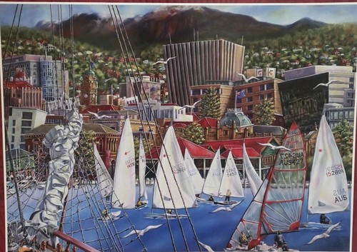 Jigsaw Puzzle Artist Esther Shohet "Days Of The Derwent" 1000 Pce 70 X 50cm. - Picture 2 of 3