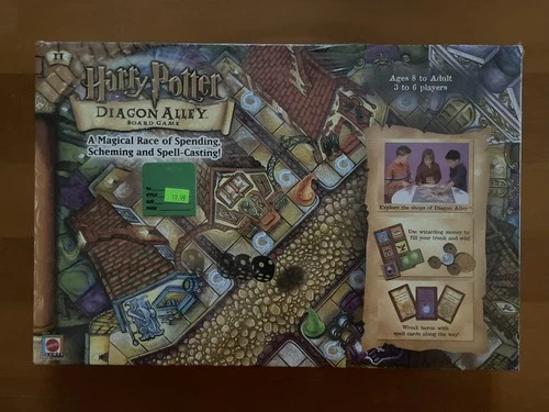 Vintage Harry Potter Diagon Alley Board Game Mattel 2001 - !! BRAND NEW !!
