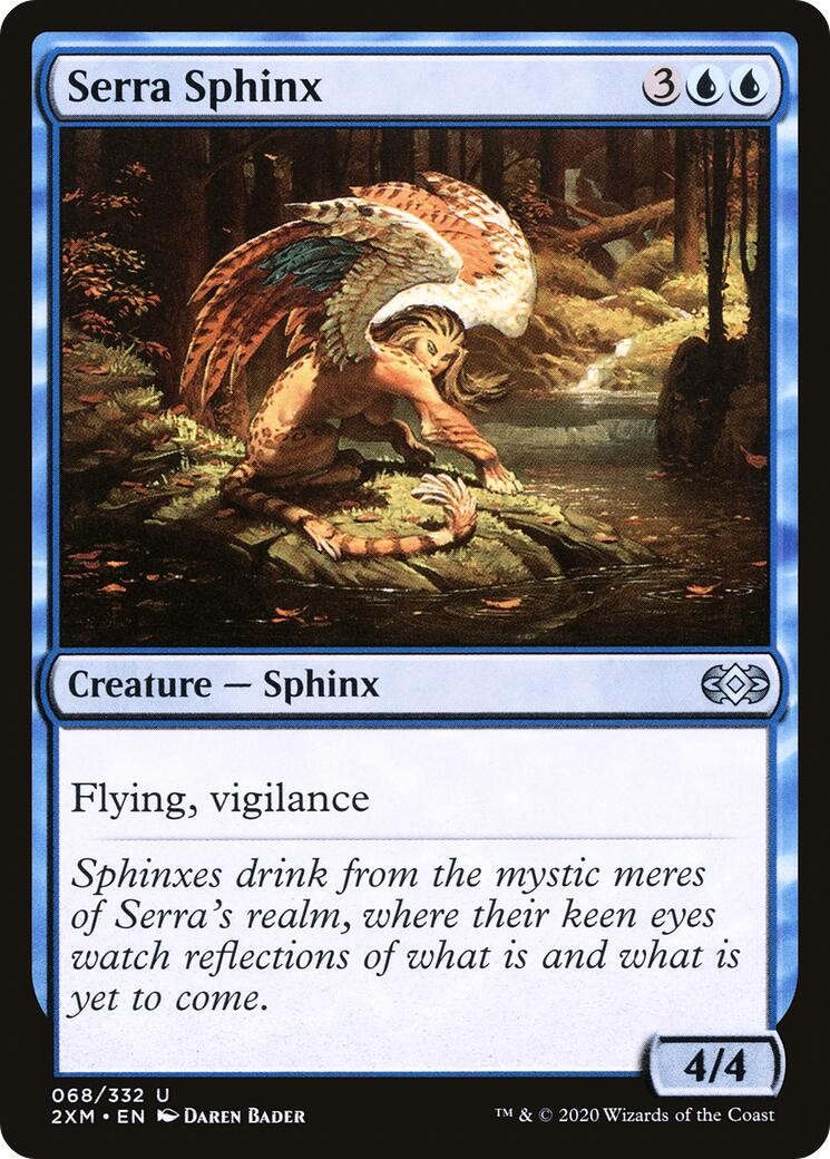 Serra Sphinx 68 MTG Card Double Masters Uncommon EN NM