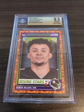 2024 Panini Score-Rising Stars Roman Wilson 43 Pumpkins (RC) Graded 9.5 Steelers