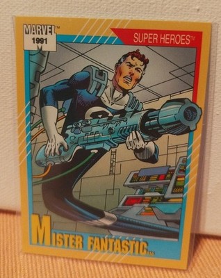 Mister Fantastic #7 Marvel 1991 Impel Trading Card MCU