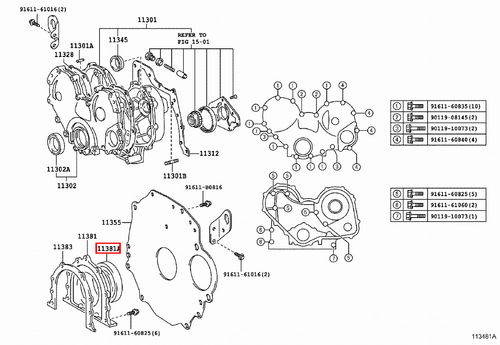 Genuine LandCruiser 80 79 78 Series 1HD 1HZ 1KZ Rear Main Oil Crankshaft Seal - Picture 15 of 20