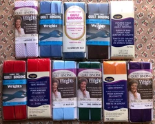 New Double Fold Quilt Binding 7/8" wide x 3 Yards - Choose Color