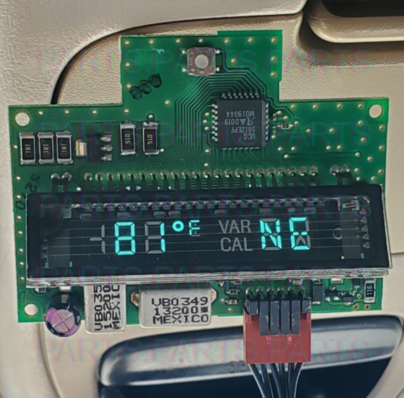 Ford F150 Overhead Display Circuit Board w/ Compass + Temperature ...
