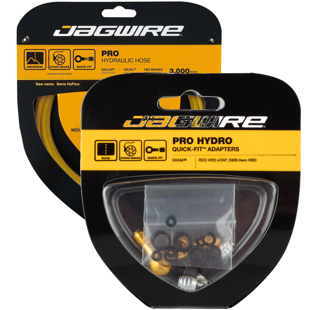 Jagwire Hydraulic Disc Brake Hose - Quick-Fit Adapter Bundle for - Avid MTB