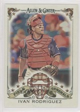 2020 Topps Allen & Ginter's Field Generals Ivan Rodriguez #FG-16 HOF c4q