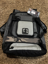 Subject, "The EAZMA" snowboarding backpack.
