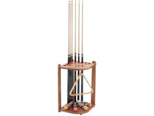 Viper Oak 10 Cue Corner Cue Rack