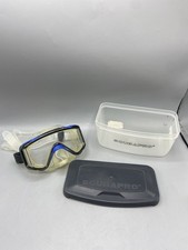 ScubaPro Crystal VU Plus Mask, Black / Blue With Purge In Original Case