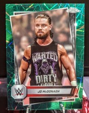 2025 Topps Chrome WWE Sapphire Edition JD McDonagh #122 Teal Lazer /175