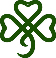 St Patricks Day Decorations Shamrock Decorations Shamrock Wreath Irish Celtic Gi