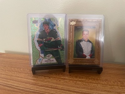 Joel Ericksson Ek 2 card lot 2023-24 U Series 1 UDP 2021-22 UD Ice Green #59