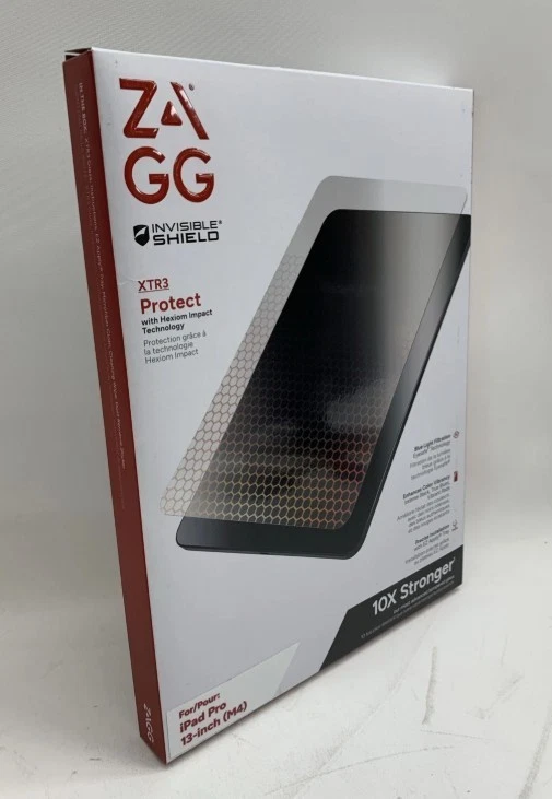 ZAGG Invisible Shield Screen Glass Protector XTR3 Apple iPad Pro 13" (M4) Clear - Image 3 of 4