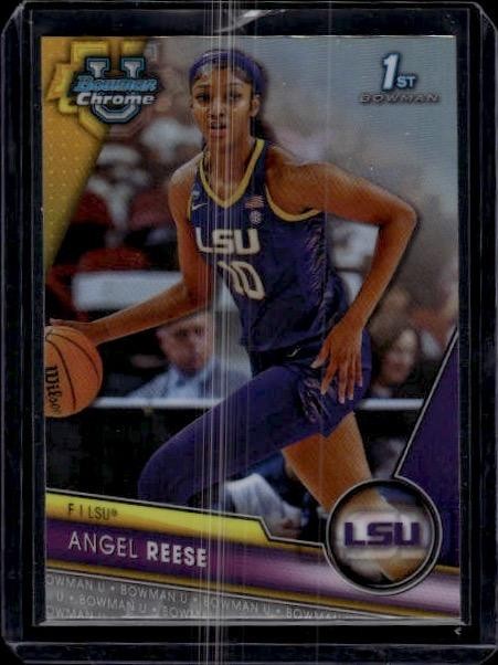 2023-24 Bowman University Chrome #49 Angel Reese Refractor
