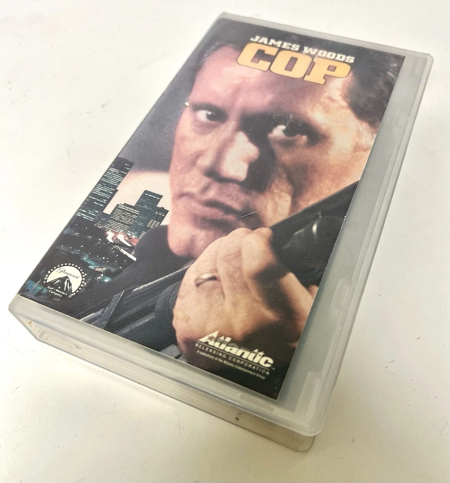 COP (VHS 1988) James Woods Serial Killer Police Thriller Atlantic Hard Case - Image 3 of 4