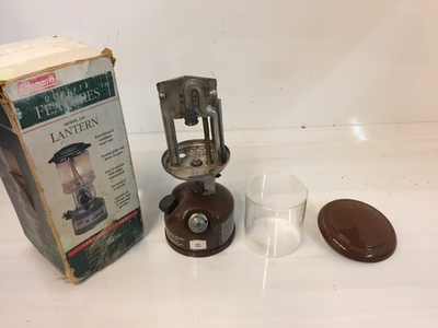 #ad Vintage Coleman Model 226 Compact Dual Fuel Lantern Brown 1990s W Box USA $99.00