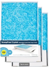 PetSafe ScoopFree Blue Crystal Cat Litter Tray Refills, 4.5 lbs, Count of 3