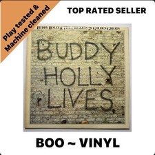 Buddy Holly & the Crickets 20 Golden Greats Vinyl Record EMTV8 1977 EX / EX