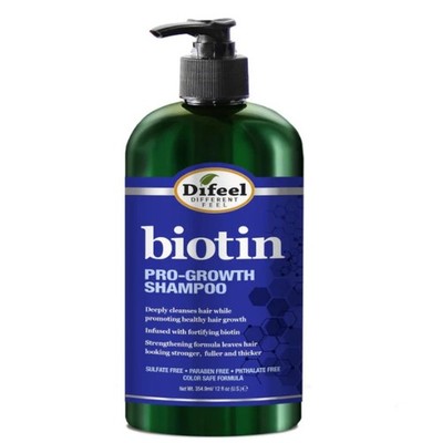 Difeel Pro-Growth Biotin Shampoo 12 oz. - for 12 Ounce (Pack of 1) 