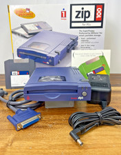 Iomega Zip 100 External Drive Z100P2 100MB PC Compatible Parallel Drive in Box